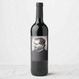 Saint John Bosco Father and Teacher of Youth Wine Label