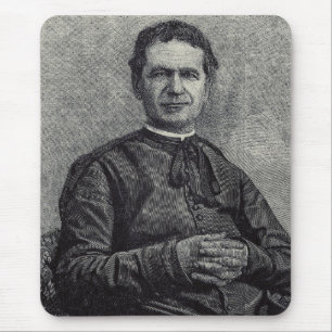 Saint John Bosco Patron of Youth Catholic Art Mouse Mat