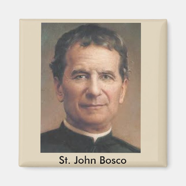 Saint John Bosco Portrait Magnet (Front)
