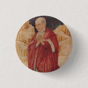 Saint John Cassian Church Father 3 Cm Round Badge