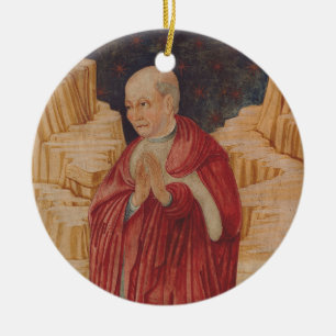 Saint John Cassian Church Father Ceramic Tree Decoration