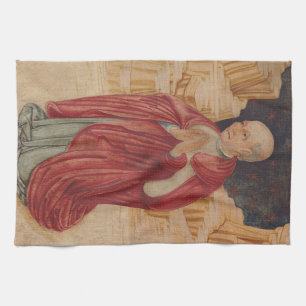 Saint John Cassian Church Father Tea Towel