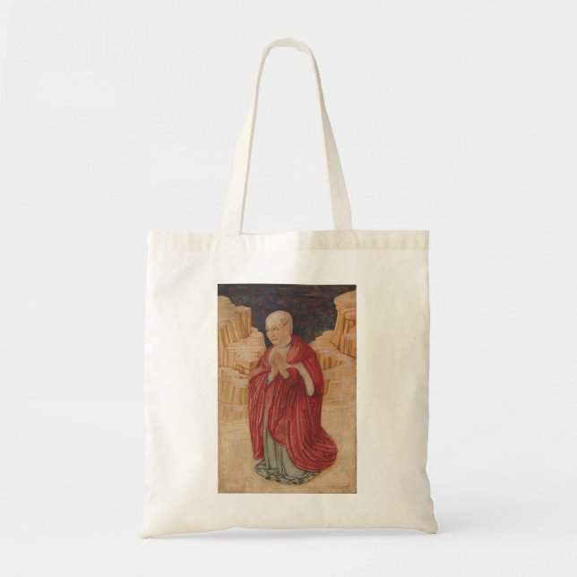 Saint John Cassian Church Father Tote Bag (Front)