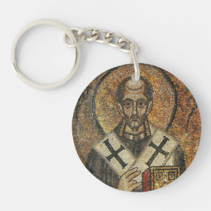 Saint John Chrysostom archbishop of Constantinople Key Ring