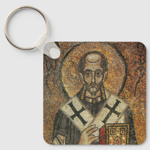 Saint John Chrysostom archbishop of Constantinople Key Ring