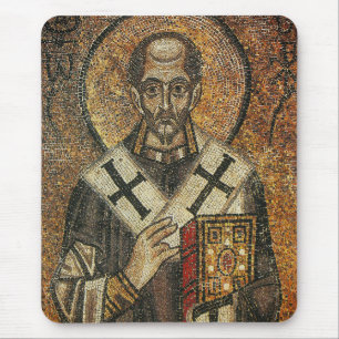 Saint John Chrysostom archbishop of Constantinople Mouse Mat