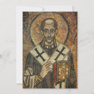 Saint John Chrysostom Doctor of the Church Holiday Card