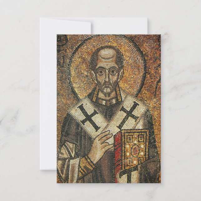 Saint John Chrysostom Doctor of the Church Thank You Card (Front)