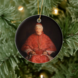 Saint John Henry Newman Ceramic Tree Decoration