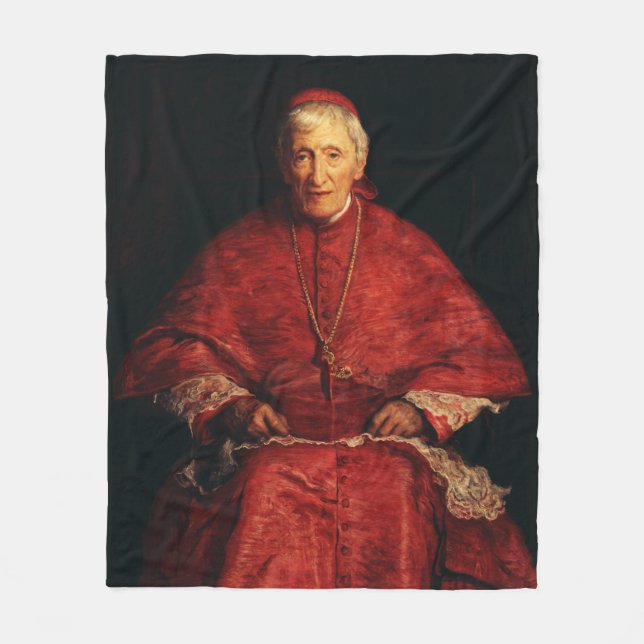 Saint John Henry Newman English theologian Fleece Blanket (Front)