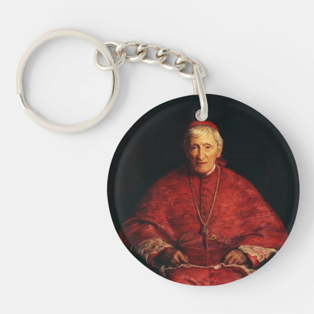 Saint John Henry Newman Patron of Students Key Ring (Front)