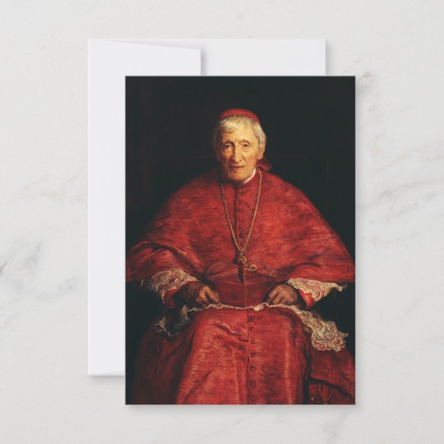 Saint John Henry Newman Patron of Students Thank You Card (Front)