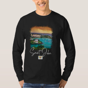 Saint John Island Sunset T-Shirt