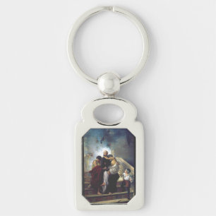 Saint John of God Patron of Hospitals Catholic Art Key Ring