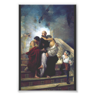 Saint John of God Patron of Hospitals Catholic Art Photo Print