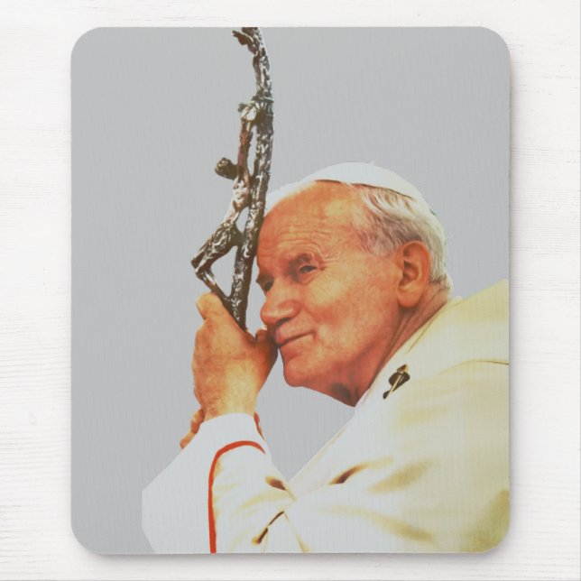 Saint John Paul II Apostle of Freedom Mouse Mat (Front)