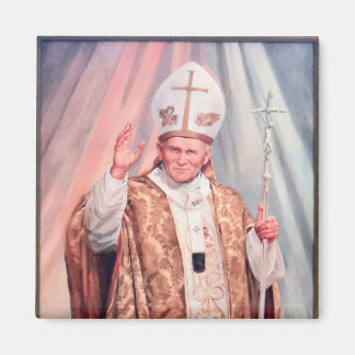 Saint John Paul II Display this Saint Proudly.  Magnet