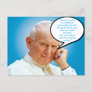 Saint John Paul II Karol Wojtyla Postcard