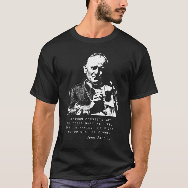Saint John Paul II T-Shirt (Front)