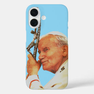 Saint John Paul II The Great Communicator Fine Art iPhone 16 Case