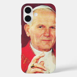 Saint John Paul II The Great Communicator Fine Art iPhone 16 Case