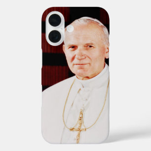 Saint John Paul II The Great Communicator Fine Art iPhone 16 Case