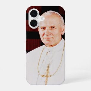 Saint John Paul II The Great Communicator Fine Art iPhone 16 Case