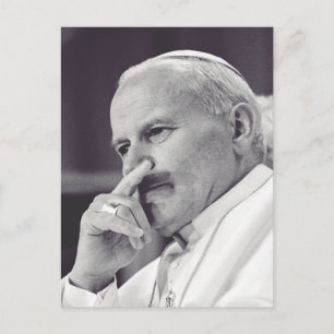 Saint John Paul II The Great Communicator Fine Art Postcard