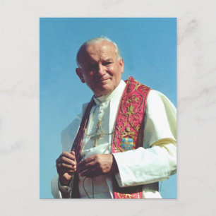 Saint John Paul II The Great Communicator Fine Art Postcard