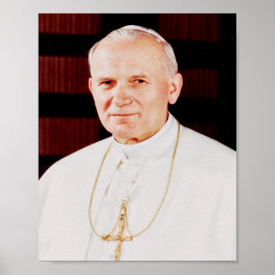 Saint John Paul II The Great Communicator Fine Art Poster