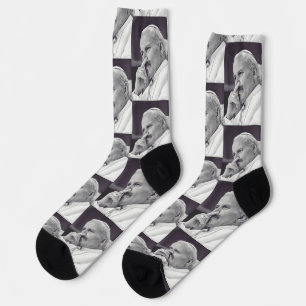 Saint John Paul II The Great Communicator Fine Art Socks
