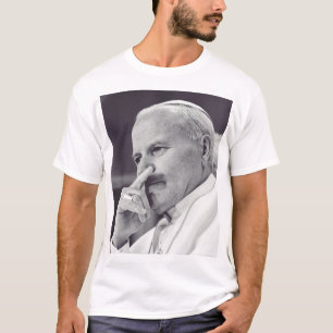Saint John Paul II The Great Communicator Fine Art T-Shirt
