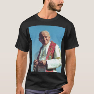Saint John Paul II The Great Communicator Fine Art T-Shirt