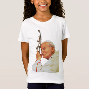 Saint John Paul II The Great Communicator Fine Art T-Shirt