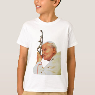 Saint John Paul II The Great Communicator Fine Art T-Shirt
