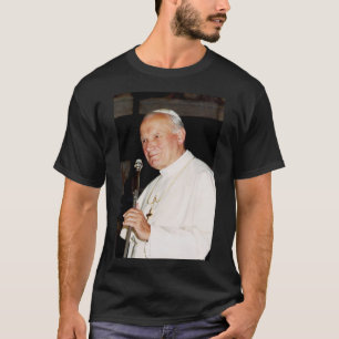 Saint John Paul II The Great Communicator Fine Art T-Shirt