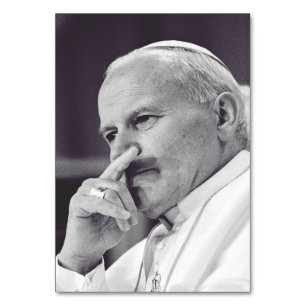 Saint John Paul II The Great Communicator Fine Art Table Number