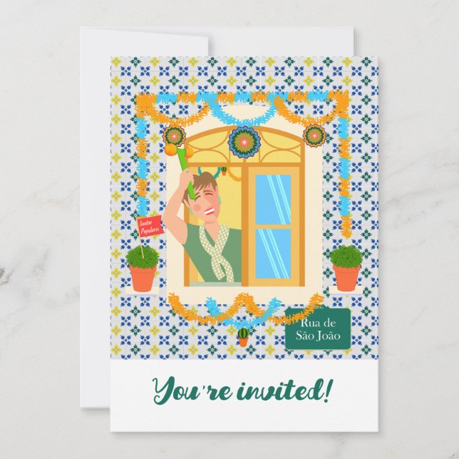 Saint John Portuguese Festa Neighbour Invitation (Front)