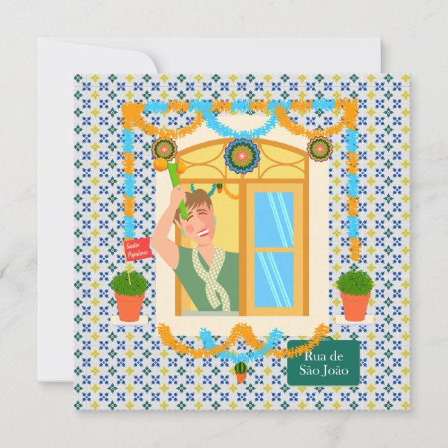 Saint John Portuguese Festa Neighbour Invitation (Front)