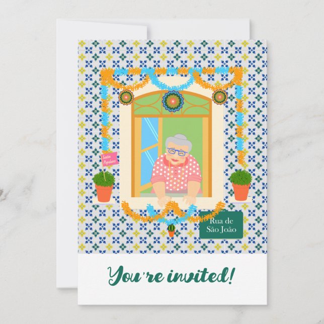 Saint John Portuguese Festa Neighbour Invitation (Front)