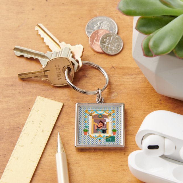 Saint John Portuguese Festa Neighbour Key Ring (Desk)