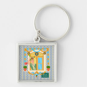 Saint John Portuguese Festa Neighbour Key Ring