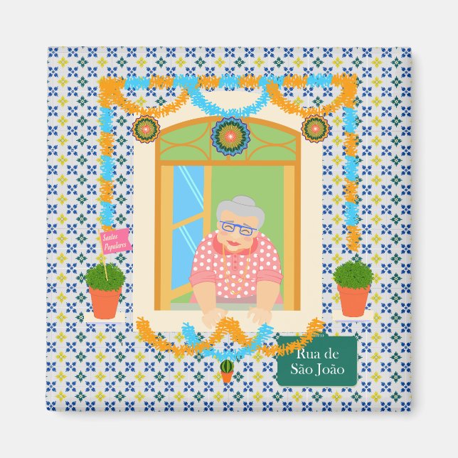 Saint John Portuguese Festa Neighbour Magnet (Front)