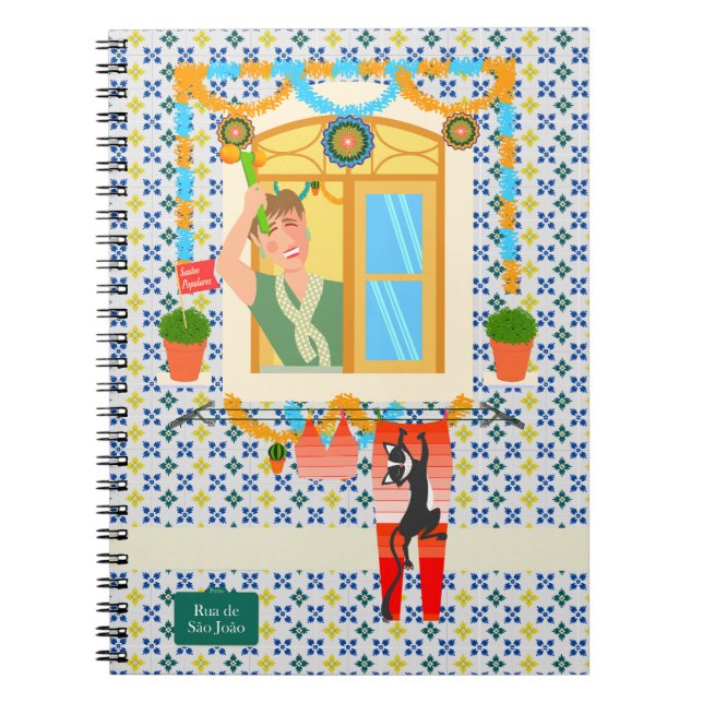 Saint John Portuguese Festa Neighbour Notebook (Front)