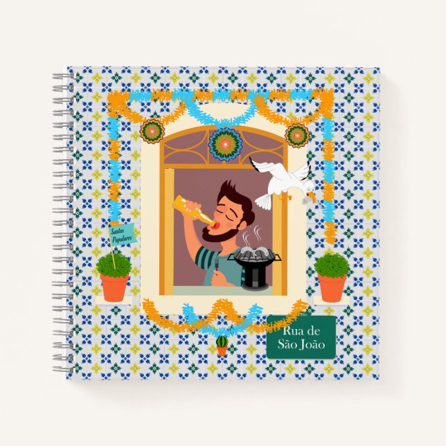 Saint John Portuguese Festa Neighbour Notebook (Front)