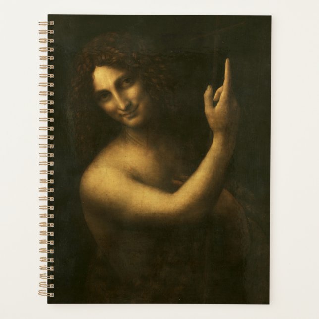 Saint John the Baptist by Leonardo da Vinci Planner (Front)