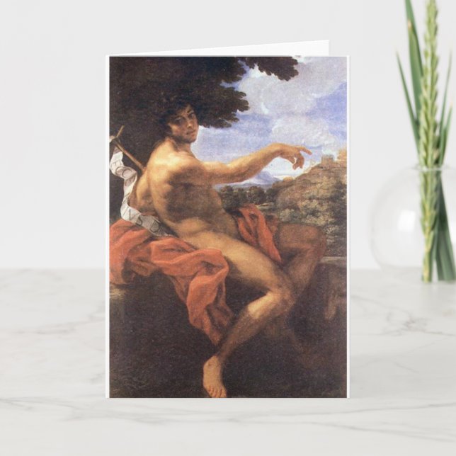 Saint John the Baptist Fine Art Greetings Card (Front)