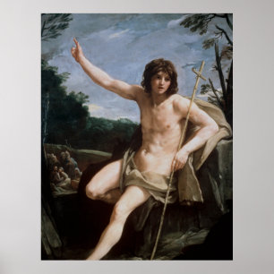 Saint John the Baptist in the Wilderness Poster