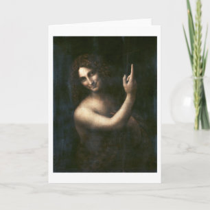 Saint John the Baptist, Leonardo da Vinci Card