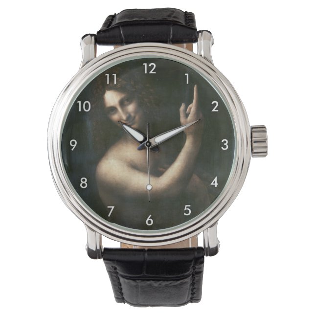 Saint John the Baptist, Leonardo da Vinci Watch (Front)
